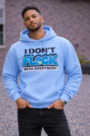 Men’s I Don’t Flock With Everybody Graphic Hoodie - Image 3