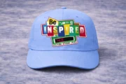 Be Inspired HOE Helping Others Excel Beige Baseball Cap - Image 3