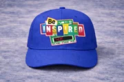 Be Inspired HOE Helping Others Excel Beige Baseball Cap - Image 4
