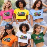 PHAT Signature Logo Crop Top – Women’s Premium Streetwear Tee
