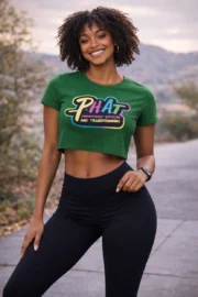 PHAT Signature Logo Crop Top – Women’s Premium Streetwear Tee - Image 4
