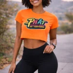 PHAT Signature Logo Crop Top – Women’s Premium Streetwear Tee